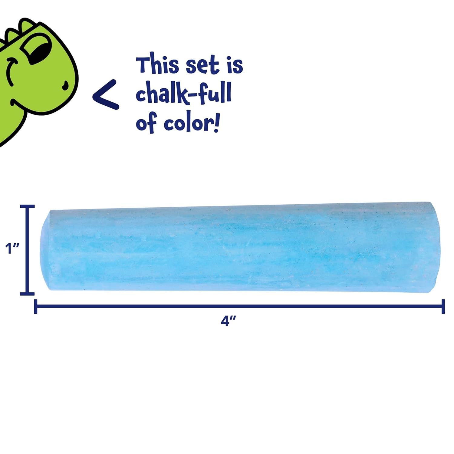 Non-Toxic Jumbo Sidewalk Chalk Set of 20 – Perfect for Kids’ Outdoor Creations