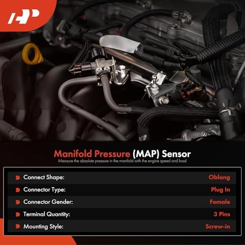 Manifold Absolute Pressure Sensor Compatible with Dodge Ram 2500 Ram 3500