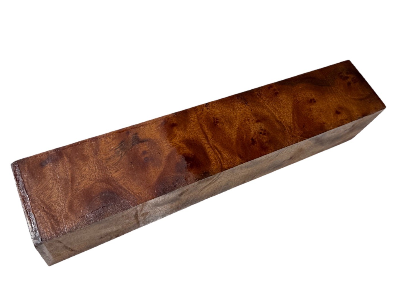 Camphor burl wood turning blank 2-15/16″ x 2-15/16” x 15″ (c36) Dried