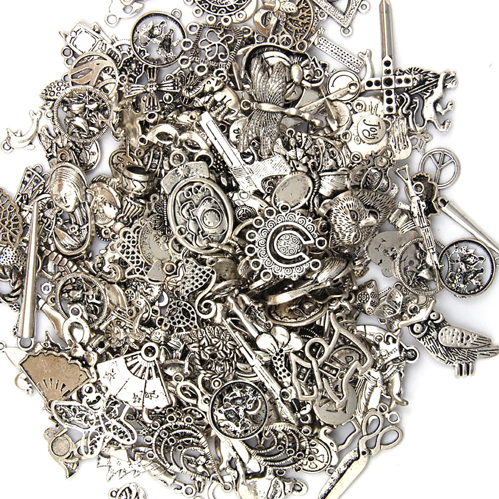 Multi Styles DIY Jewelry Craft Findings Antique Tibetan Silver Charms Pendants c