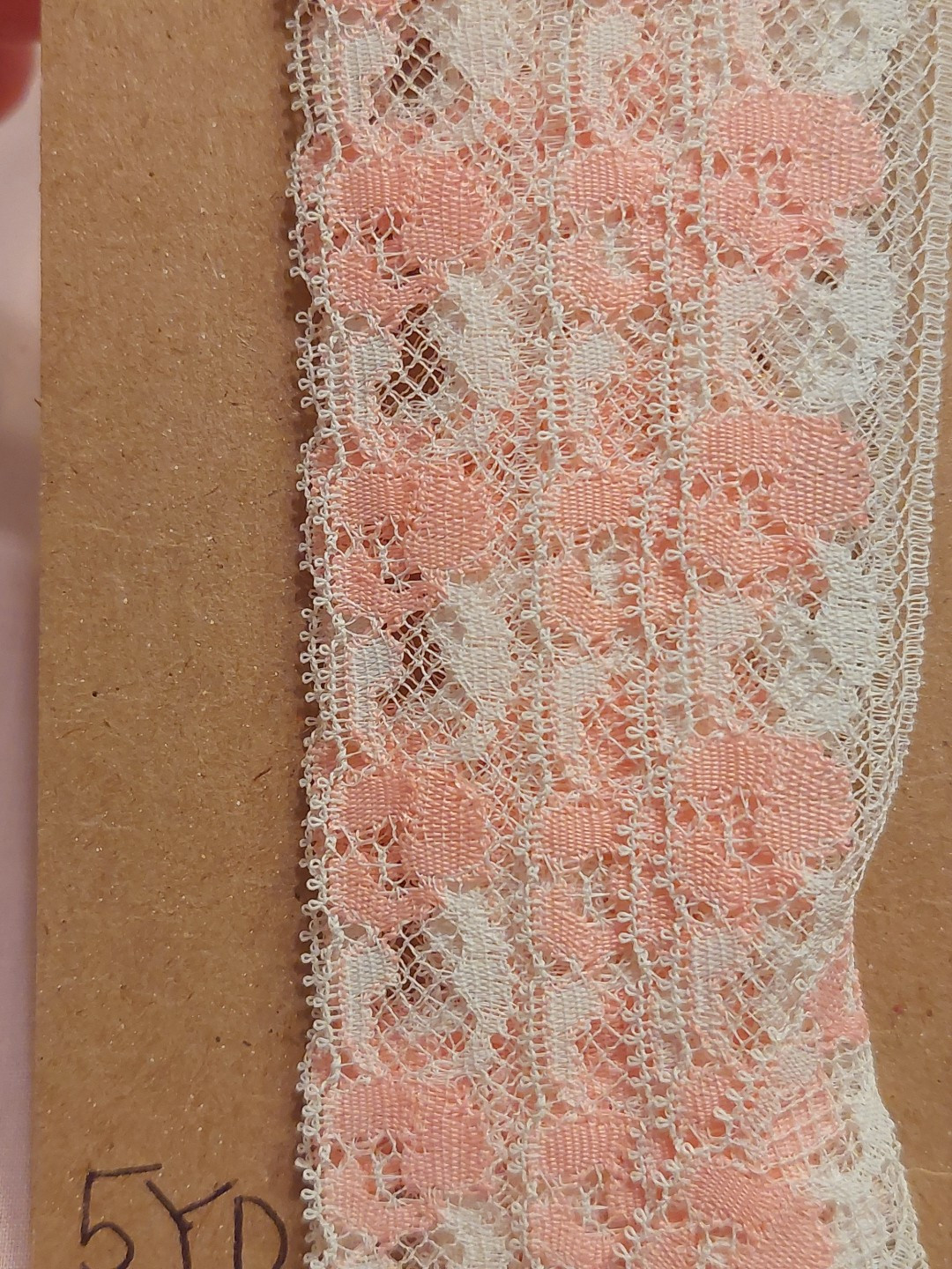 14 YD WRIGHTS FLEX LACE SEAM BINDING REMNANTS PASTEL PURPLE PINK WHITE BLUE New