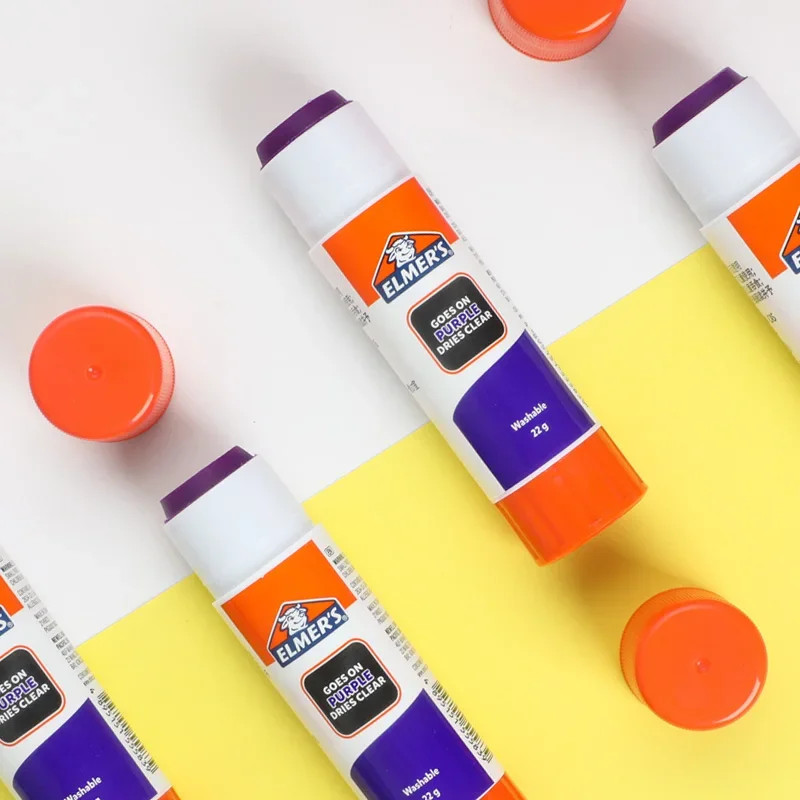 Elmer’S Transparent Solid Glue Stick Color-Changing Glue, Washable, Suitable for