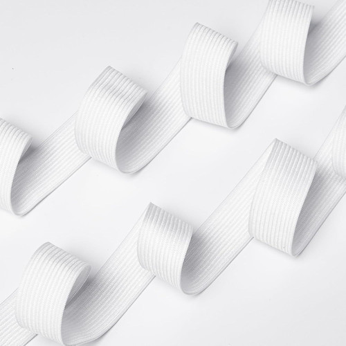 Elastic Band for Sewing, 3/4 Inch x 12 Yard High * 12 Yard, White