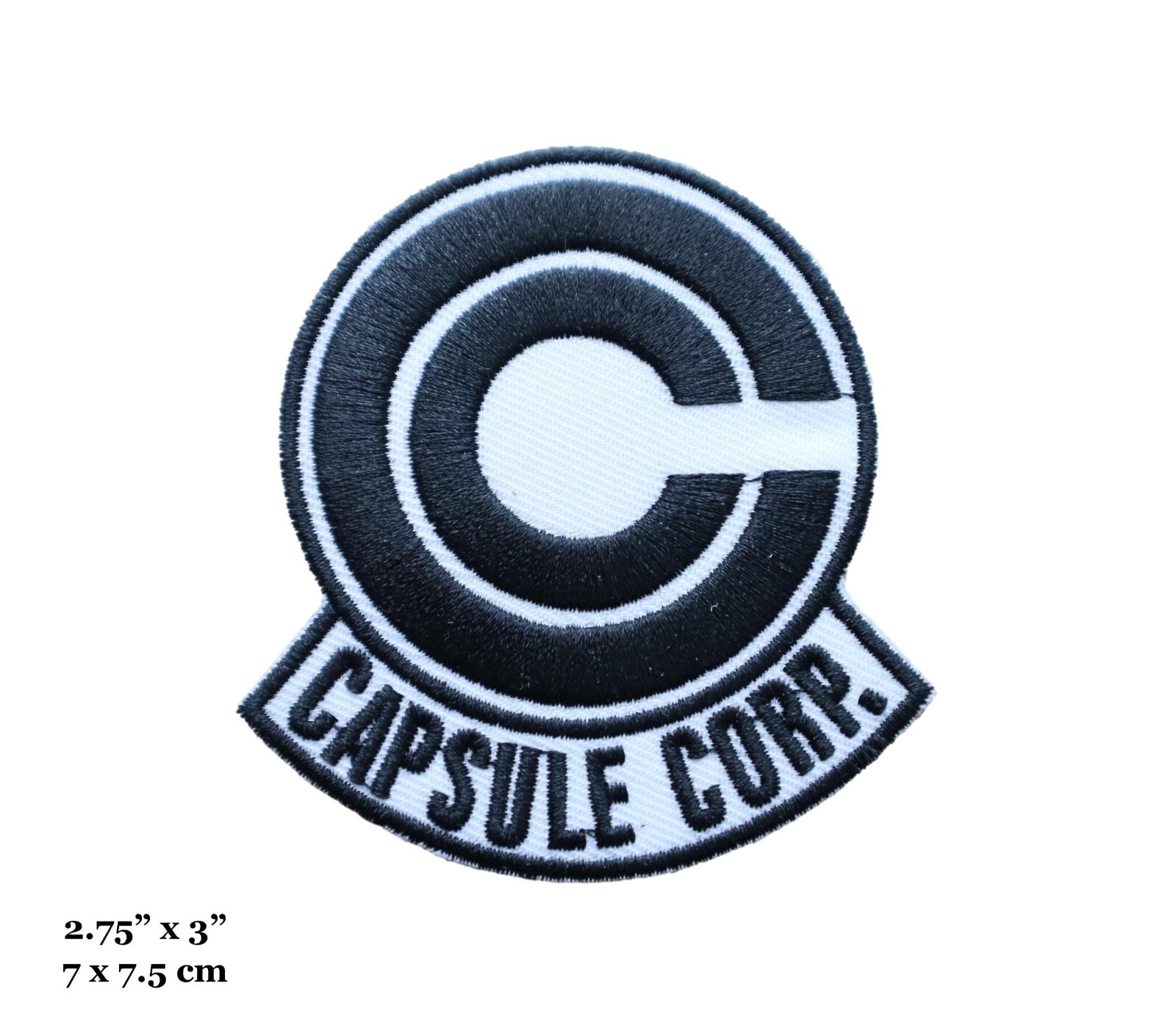 Capsule Corp Company Logo Dragon Ball Z Anime Embroidered Iron On Patch