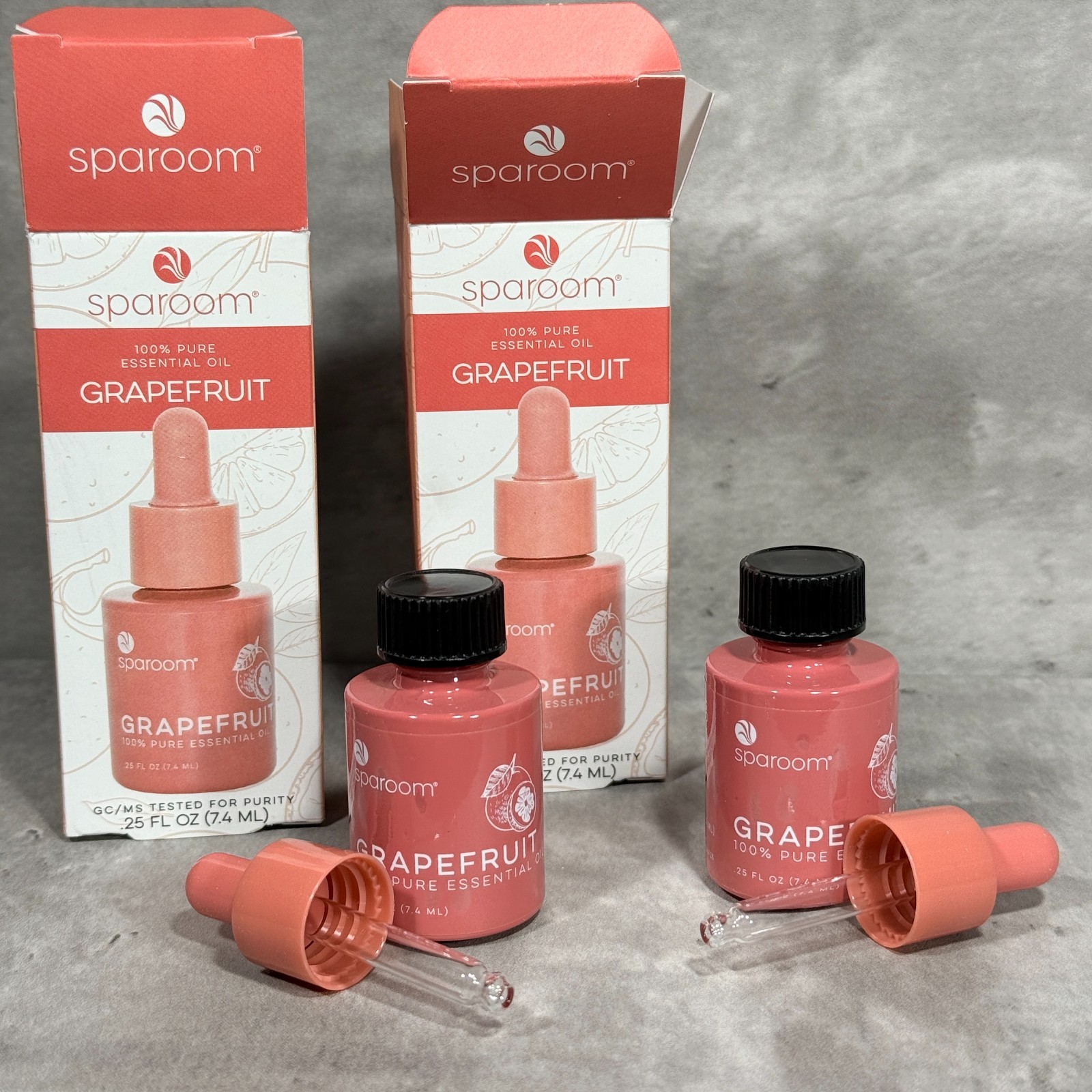 SpaRoom 100% Pure Essential Oil Blend Lot Of 4 – Grapefruit and Rosemary