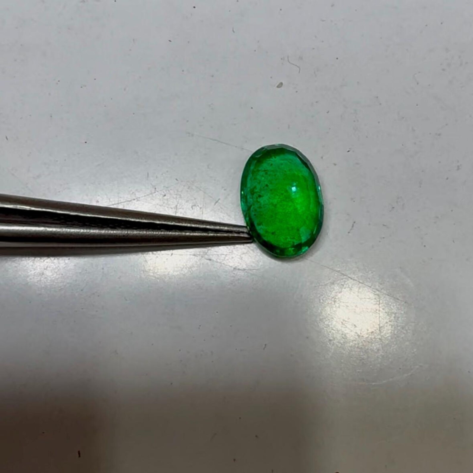 Natural Zambia Emerald 1.36 Cts Oval Cut 8X6 MM Loose Gemstone For Jewelry