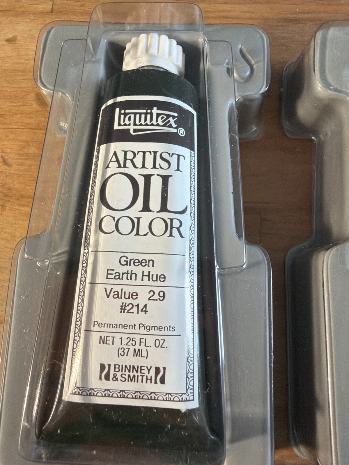 Liquitex Oil Paint Lot (3). Viridian #398, Prussian blue #318, Green Earth #214