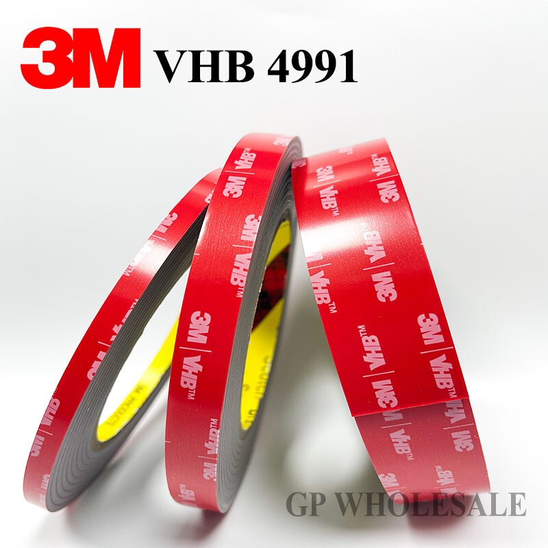 3M VHB 4991 Gray Double-sided Acrylic Foam Tape length 3 Meter * Thickness 2.3mm