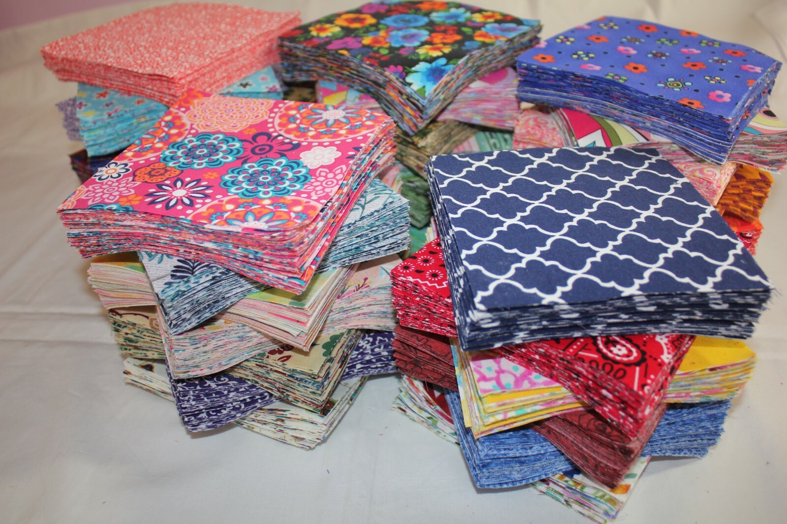 100 PC 5 INCH (5″ X 5″) CHARM QUILT SQUARES-100% Cotton Fabric-Crafts-Sew-#2