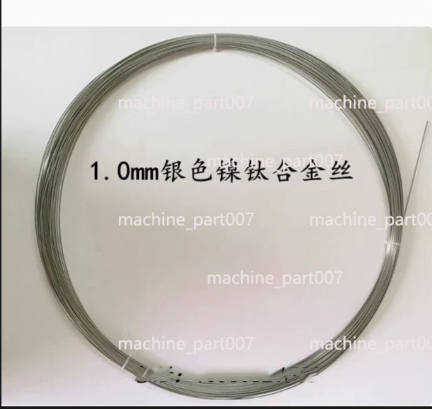 Nickel Titanium Alloy Super Elastic Nitinol Flat Wire Memory Alloy 0.05mm-2mm