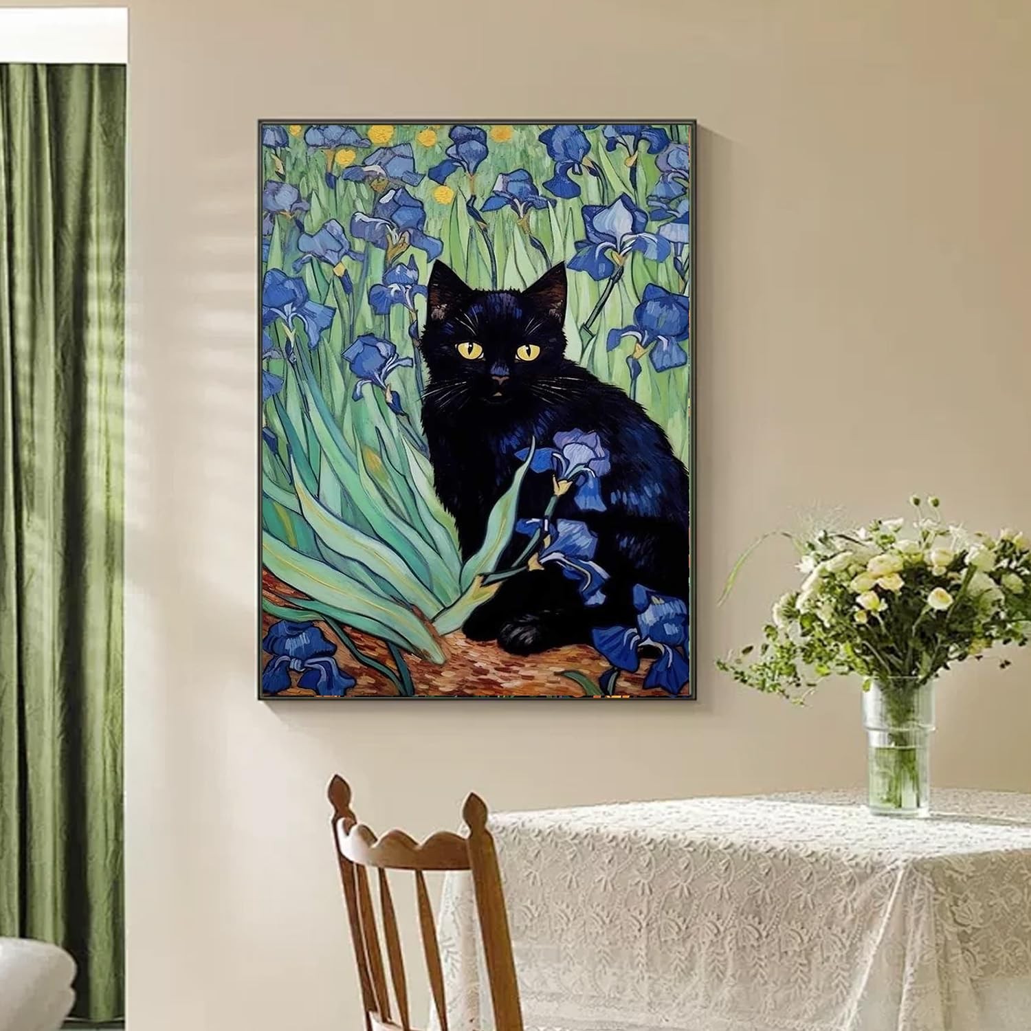 5D Diamond Painting Kits for Adults, Black Cat Diamond Art for Beginners, DIY…
