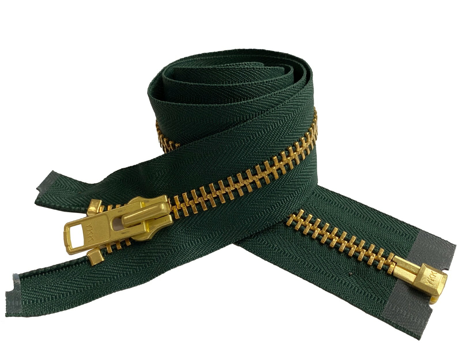 YKK #10 Brass Metal Separating Zippers Extra Heavy- Duty Jacket Made in USA