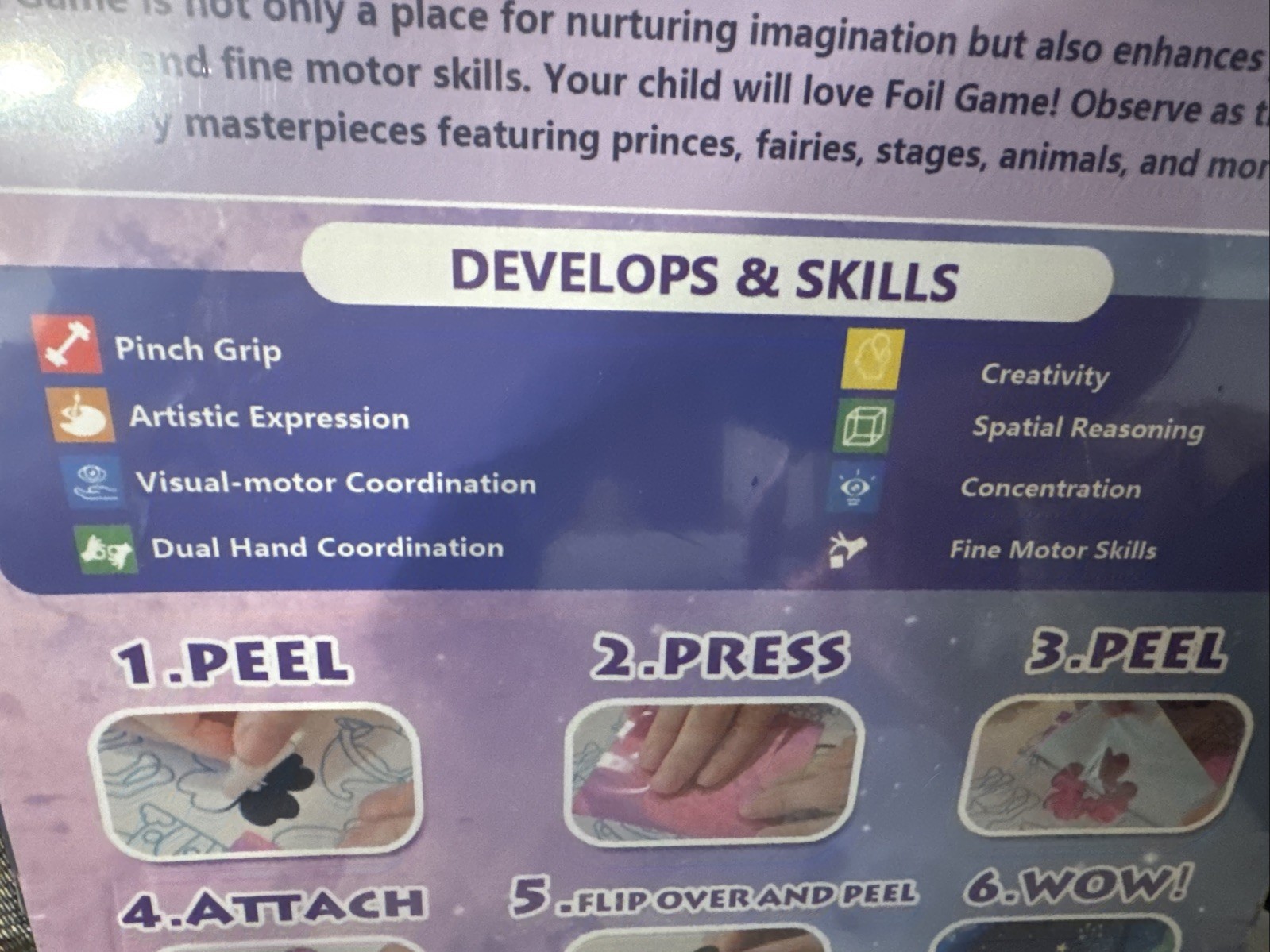 Kids Arts & Craft Kit Foil Magical Art & Creativity. Develop Skills.