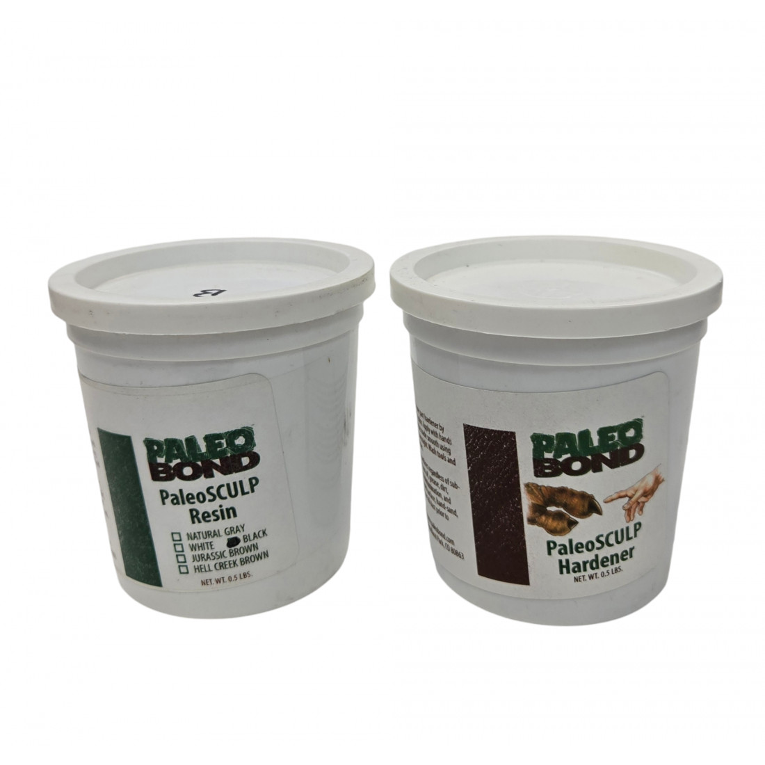 kit PaleoSculp white 1 lbs Paleobond fossil preparation restoration