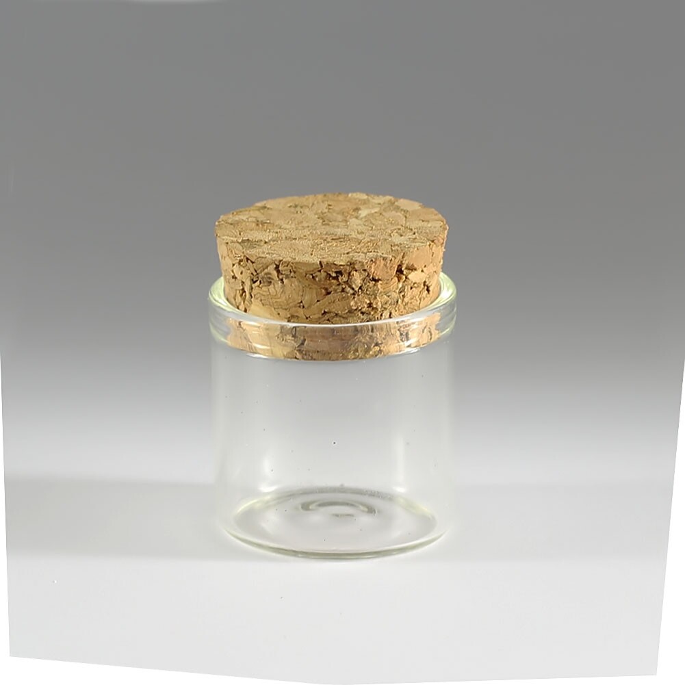 Wholesale 0.5–10ML Tiny Clear Glass Bottles Empty Glass Bottle With Cork Vials