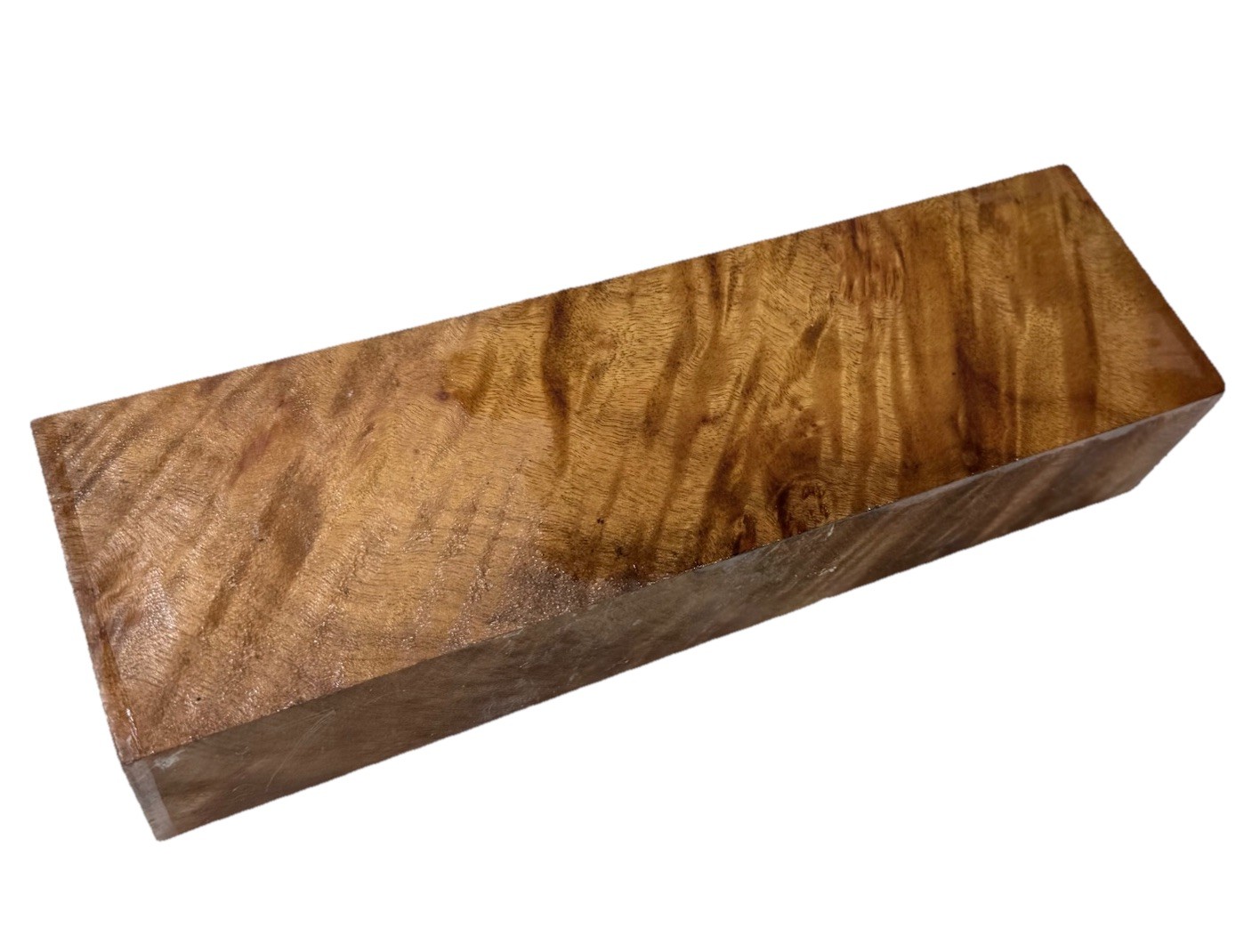 Camphor Burl wood block 11″ x 3-3/16” x 2-1/4″ (c71) Dried Craft Block