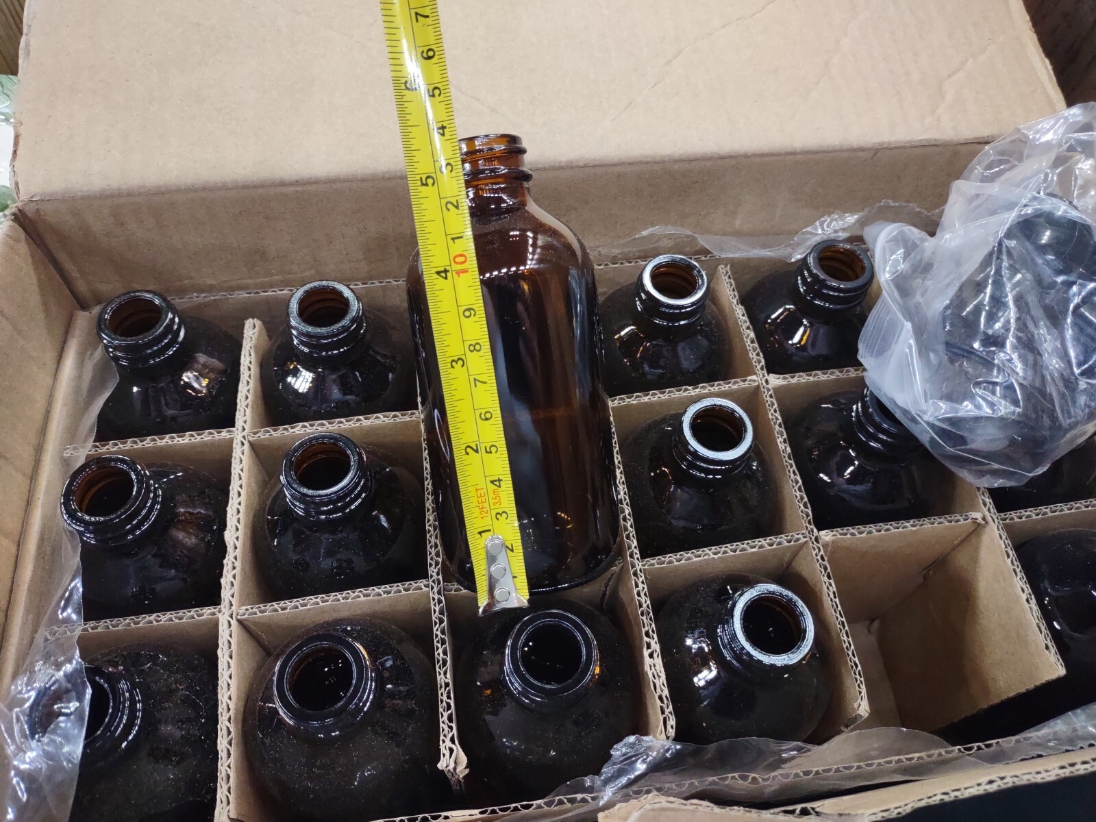 17 New 8 OZ Empty Amber Bottles With Lids Perfect For Tincture’s Mockins