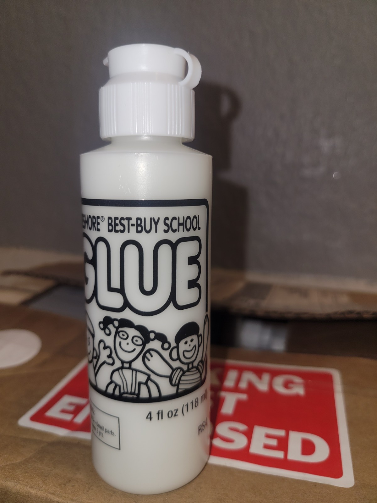 New 24 Set Lakeshore Washable School Glue 4 Oz Bottle Safe Non-toxic White