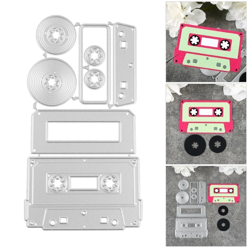 Retro Radio Die Cut Metal Embossing Stencils Carbon Steel Cutting Dies for Craft