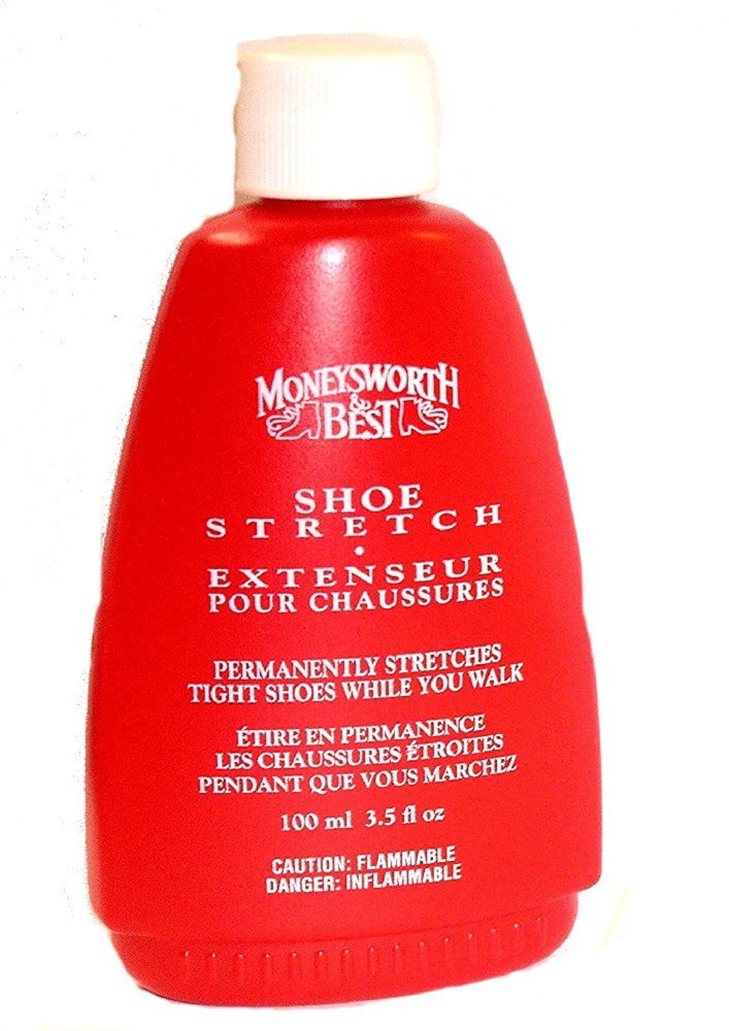 Moneysworth & Best Permanent Shoe Stretch Liquid 3.5 Oz