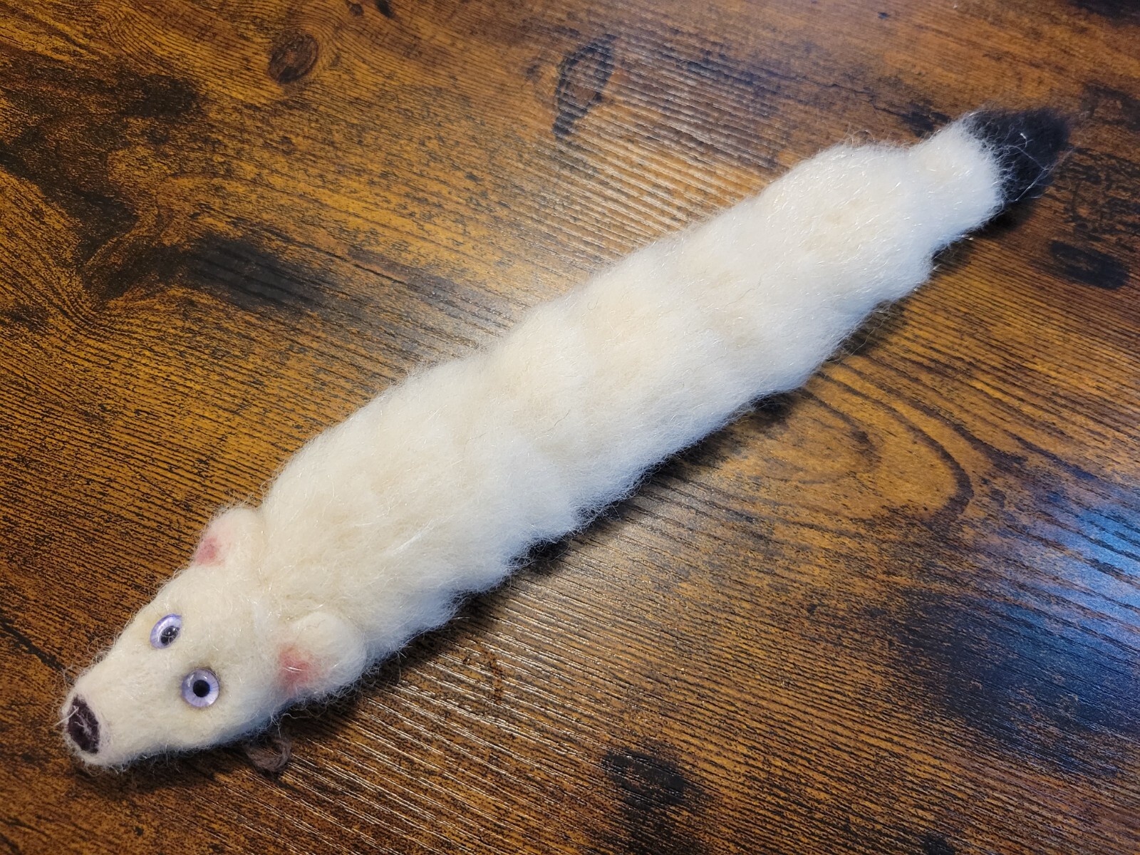 Wool Felted Cruelty Free Ermine Pelt – Heartfelt Hobbies