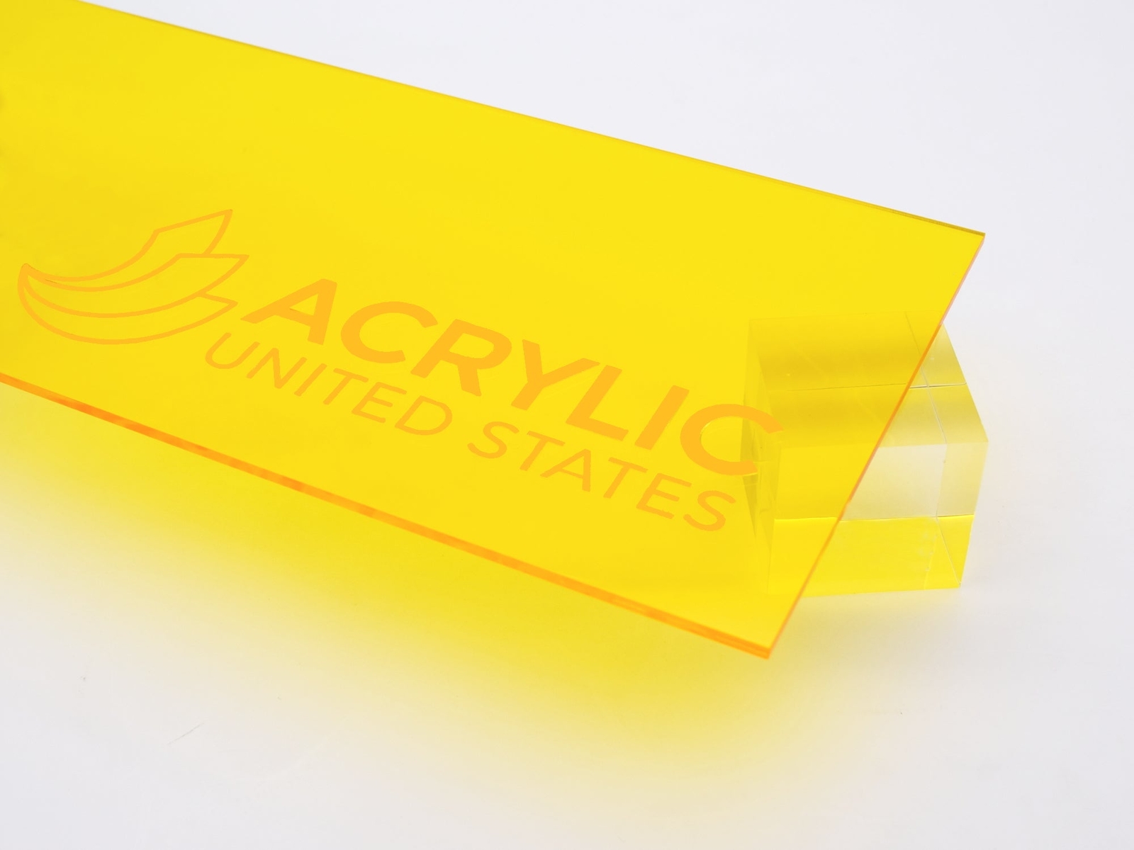 1/8″ Yellow Transparent #2208 Acrylic Sheet