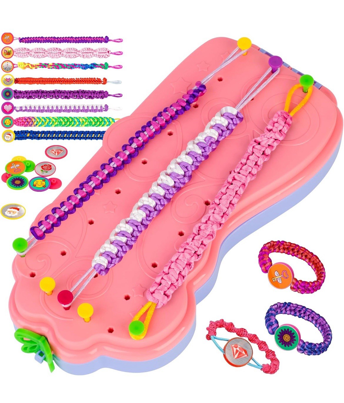 Friendship Bracelet Making Kit for Girls 8-12, Arts Crafts Kits Toys for Girls