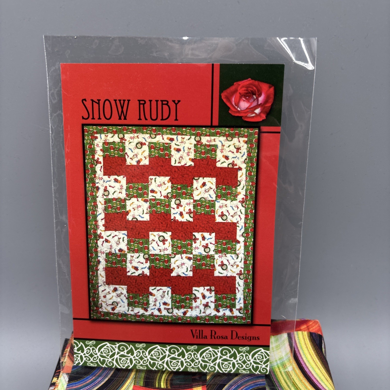 Quilt Kit – Villa Rosa Designs Snow Ruby 47” X 56”