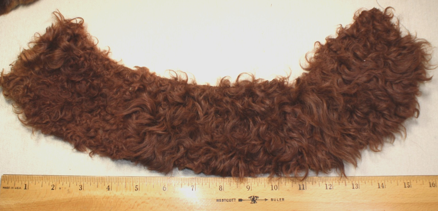 Vintage Fur Scraps Mink Mouton Caracul Sheepskin + unknown, 14oz