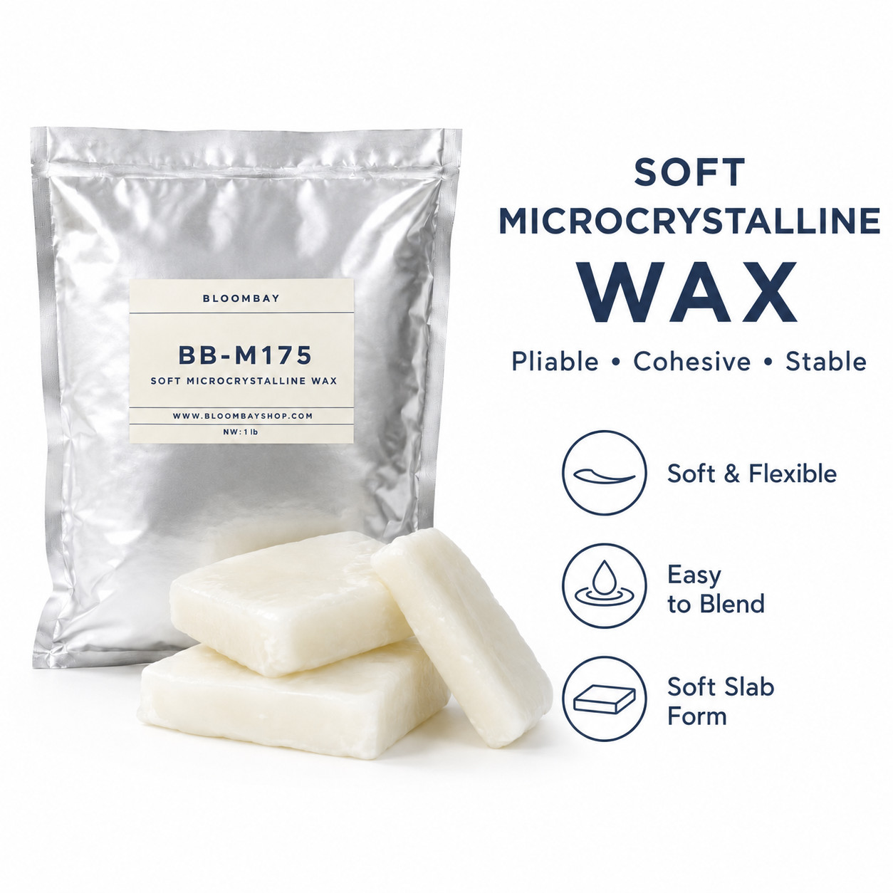 BB-M175 Soft Microcrystalline Wax for Candle Making and Wax Blends