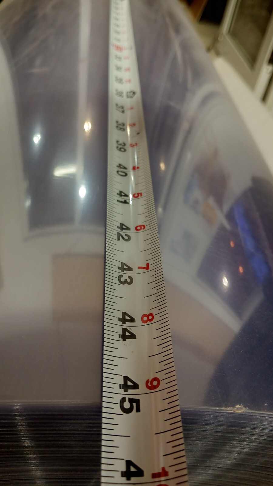 Clear Polycarbonate Roll for Face Shields Plastic Large 48.5 wide 750 feet long
