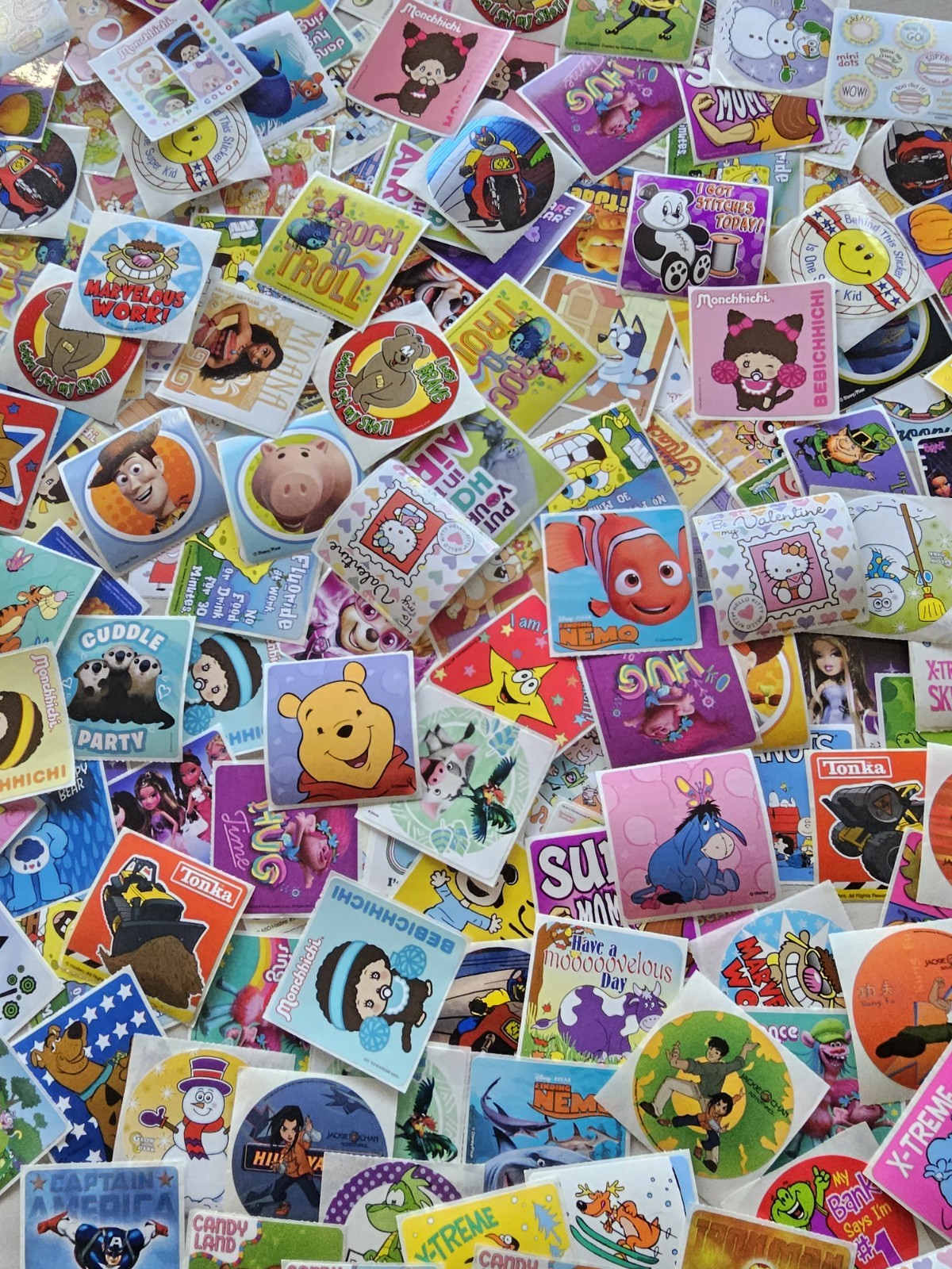 Modern/Vtg Smilemakers Doctor Office Stickers Lot 12 Random Surprise Characters