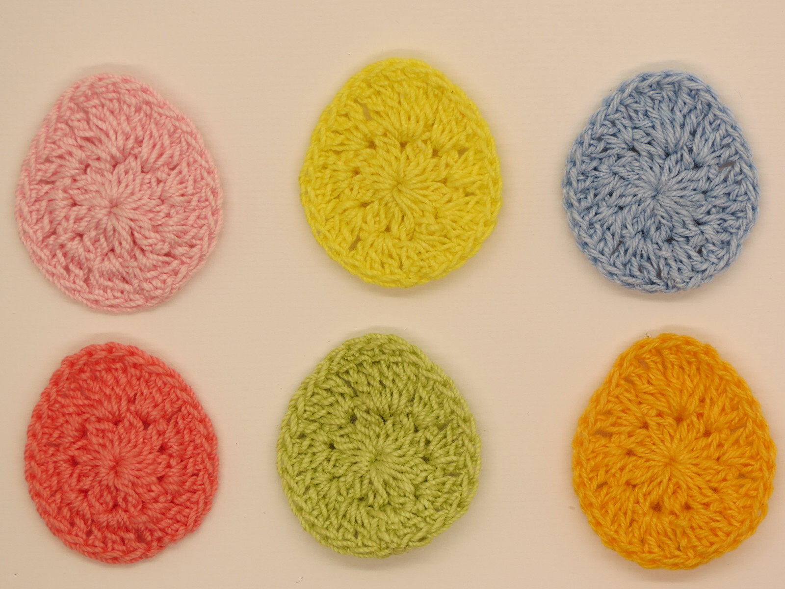 Crochet Easter Bunny Carrot Egg Embellishment Applique 9-12 pcs Cardmaking Craft