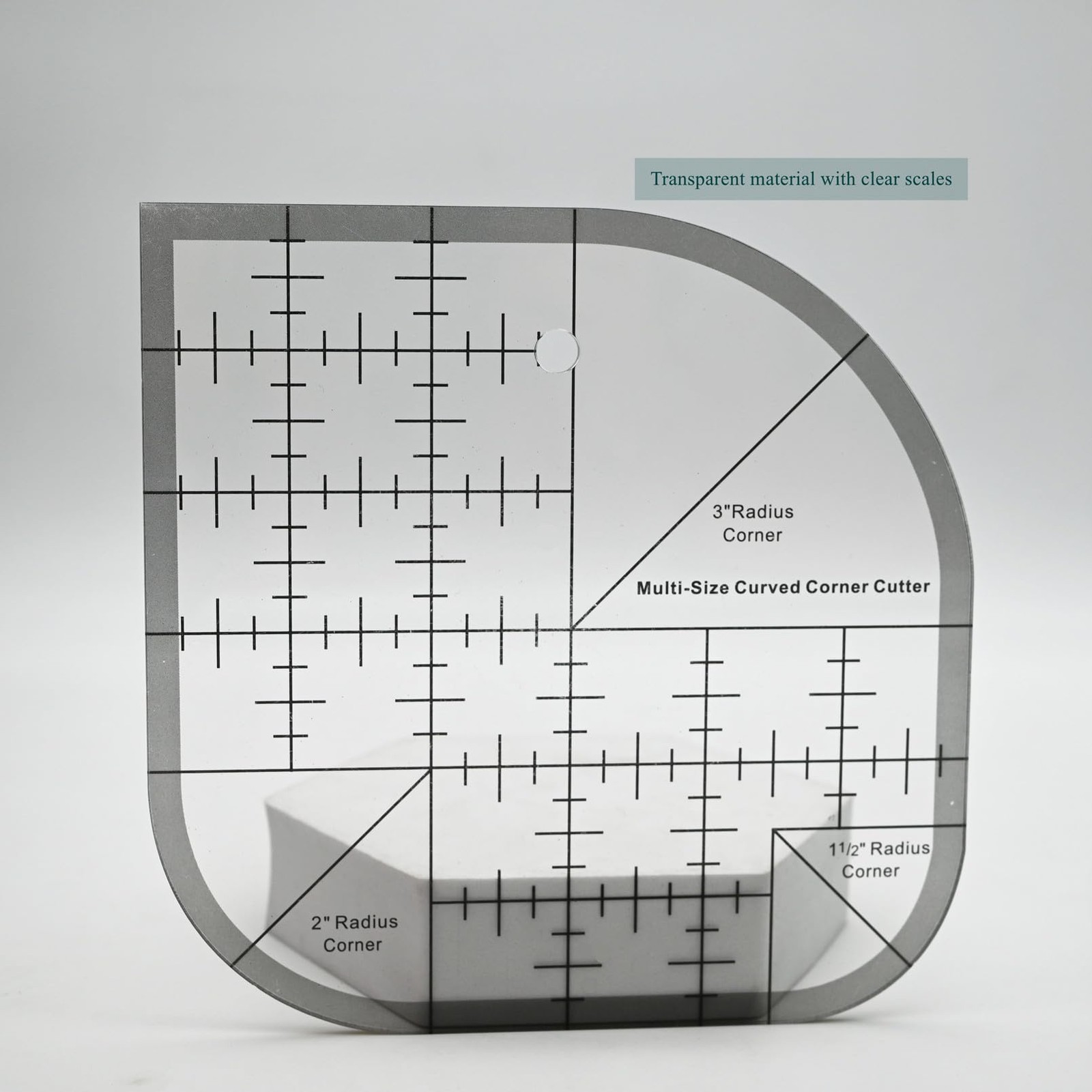 Quilting Ruler,Quilting Templates,Sewing Quilt Rulers,Acrylic Curved Black