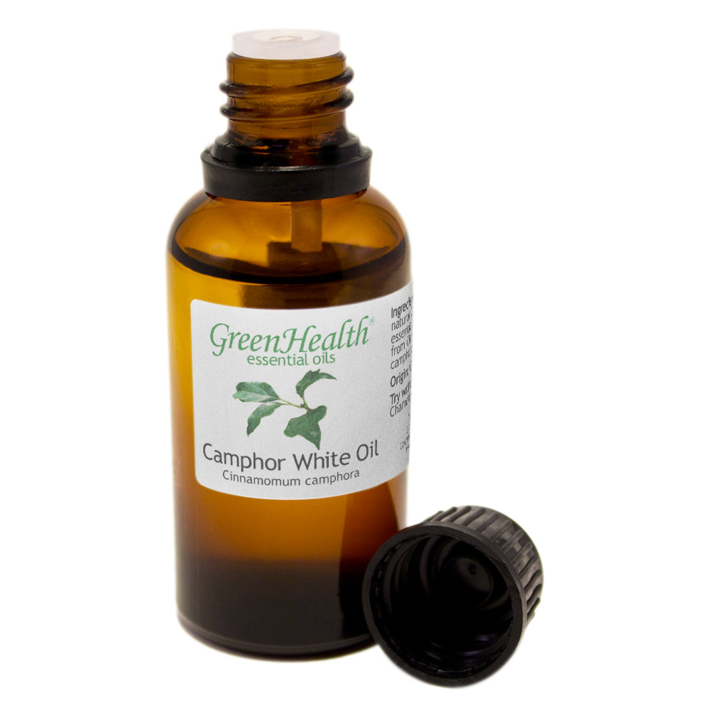 1 fl oz Camphor White Essential Oil (100% Pure & Natural) – GreenHealth
