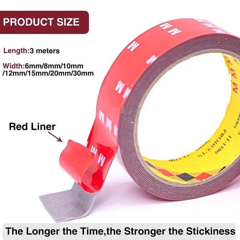 Extra Strong Double Sided Tape High Viscosity Mounting Adhesive