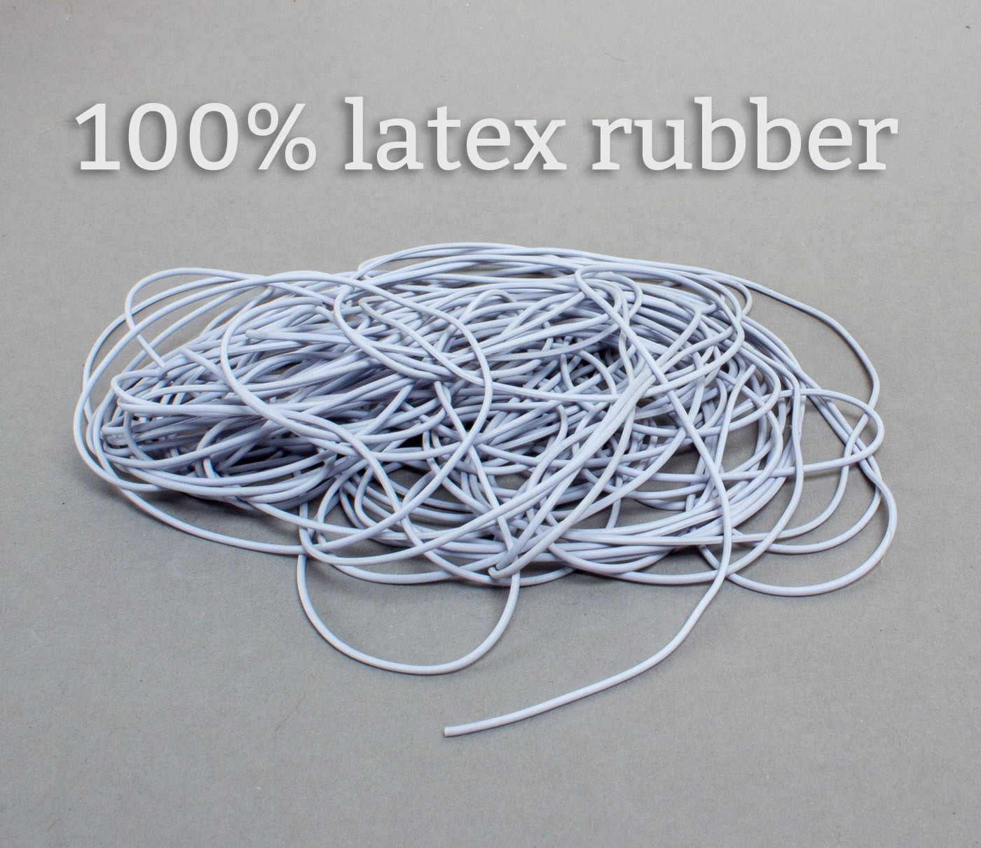 1mm Pure latex Rubber Elastic Cord from Spain – Ultra Thin Strong Stretch Band