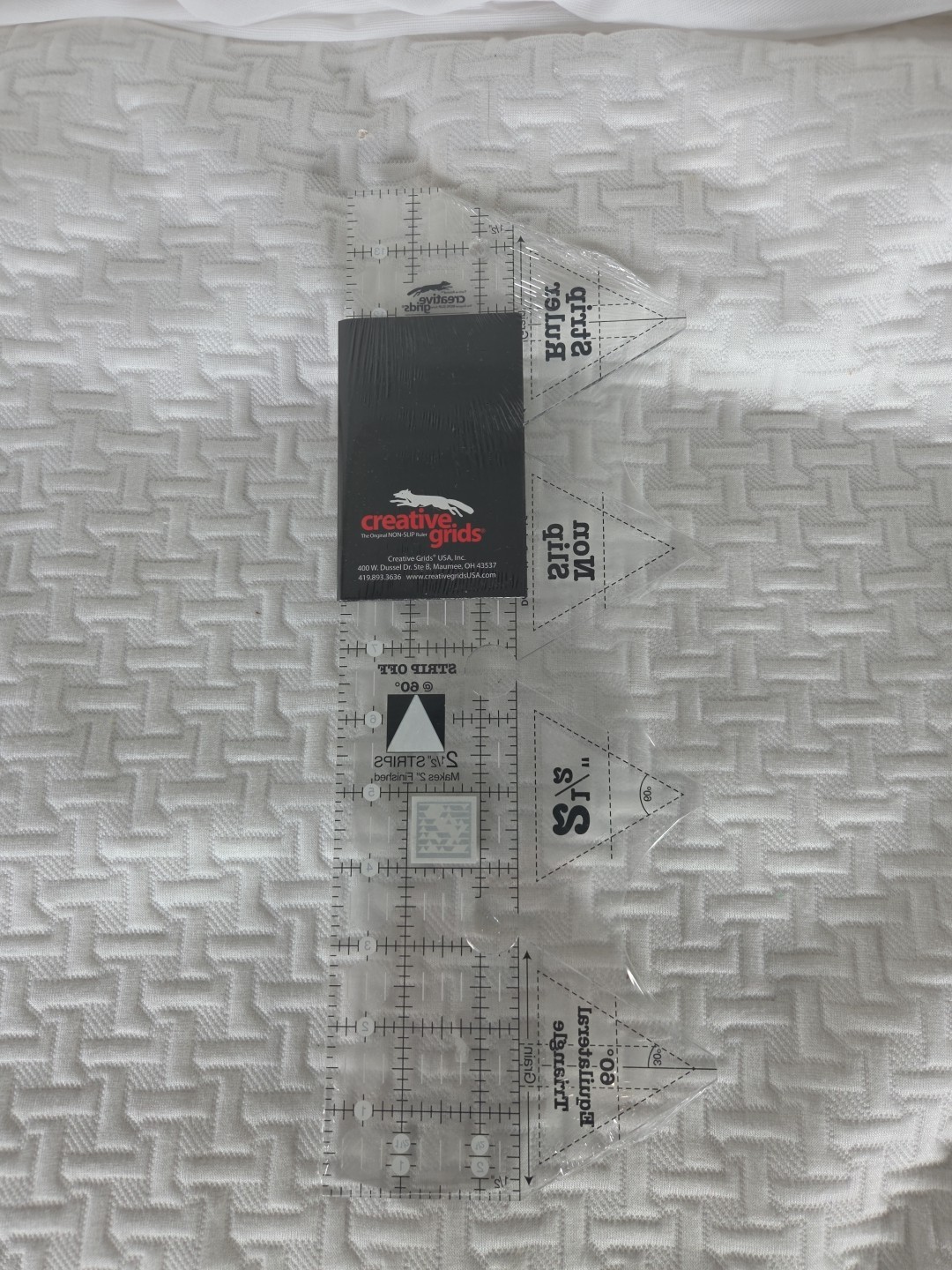 Creative Grids 60 Degree Triangle Ruler