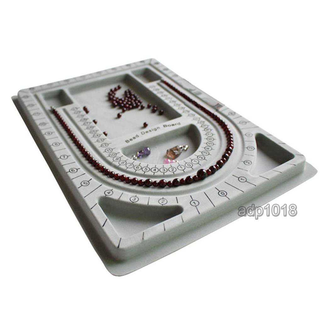 Plastic Flocked Beading Board Design Tray 33x24cm