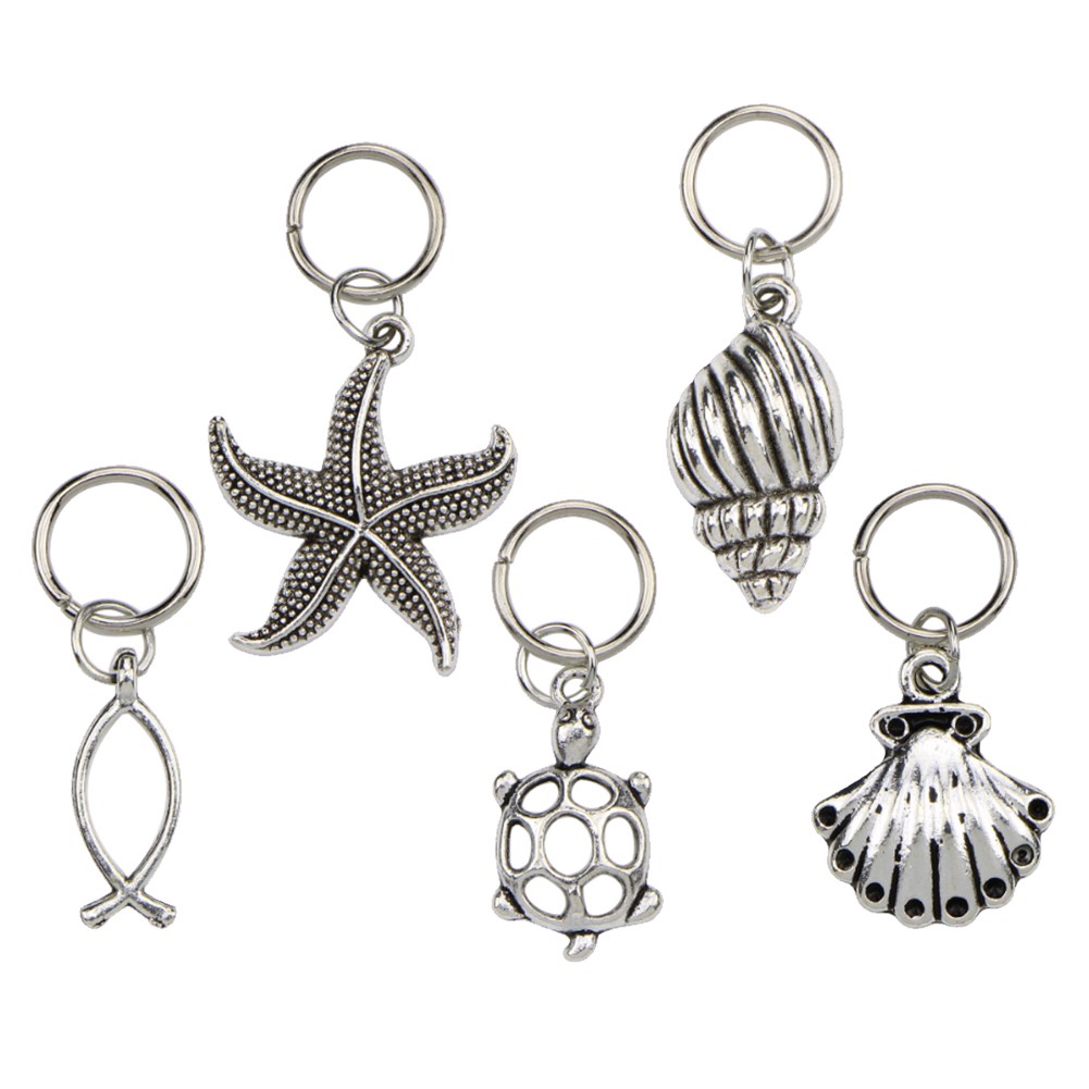⁺DIY Pendants Accessories Alloy Marine Animal Pattern Hand Made Hair Clip
