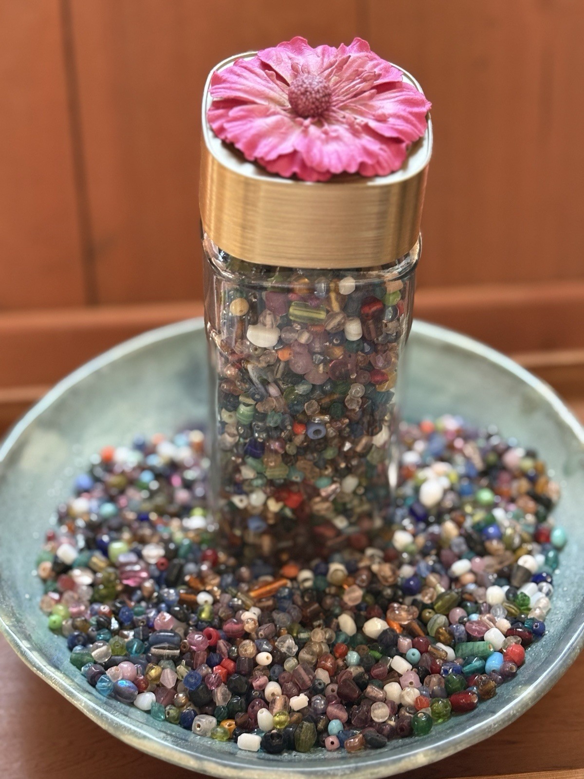 Glass Spacer Beads Rainbow Mix DIY Crafts & Jewelry Supplies, Boho Art (1+lb.)