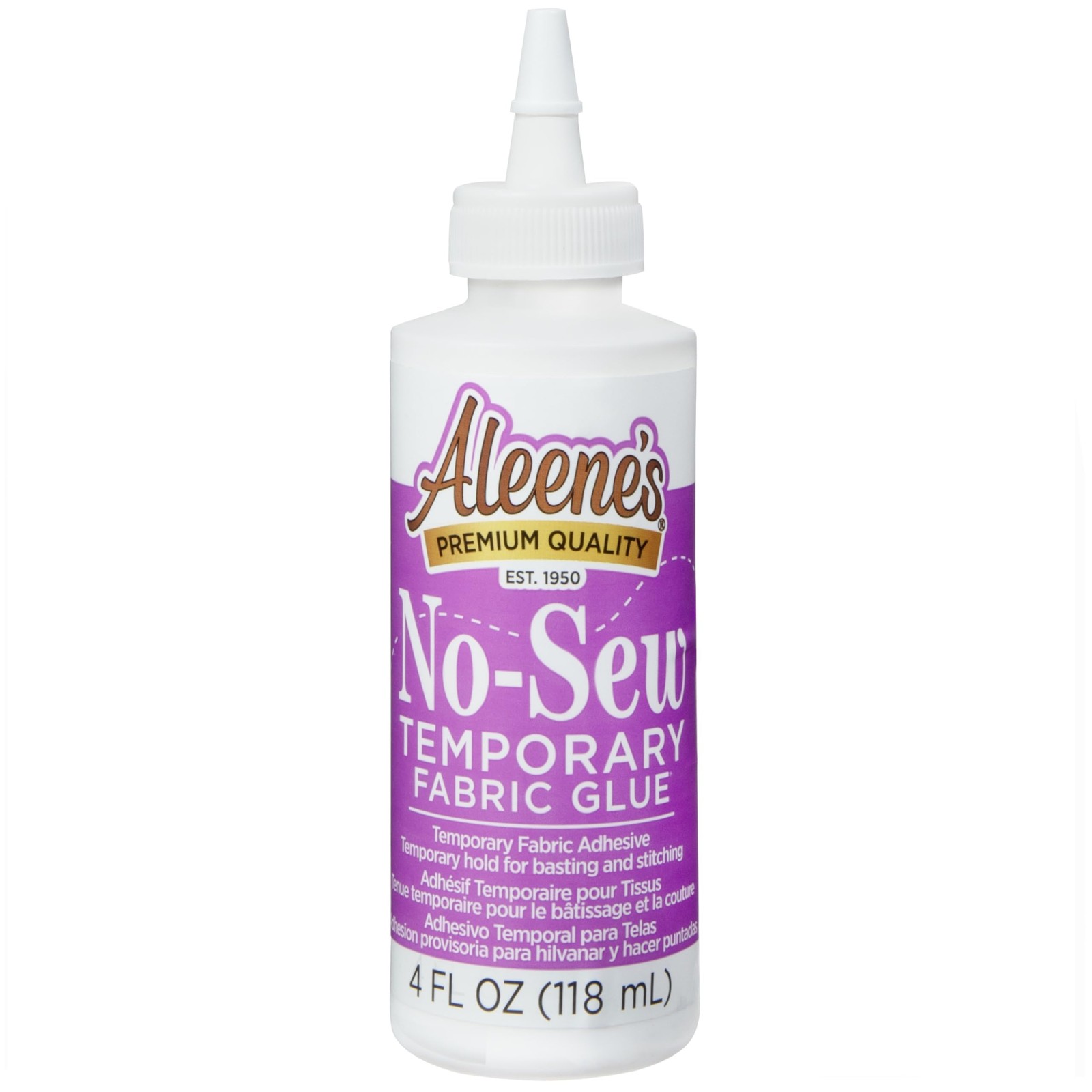 Aleene’s AR12-2 No-Sew fabric Glue, 4 oz., Multicolor