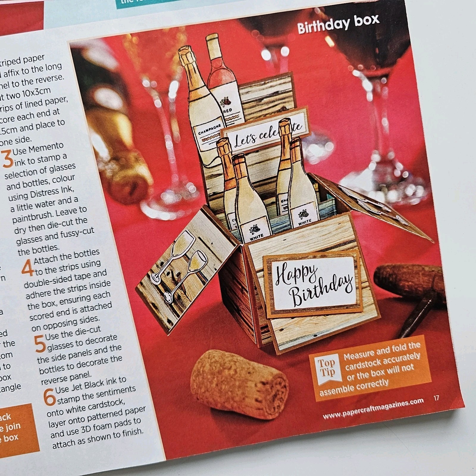 Papercraft Essentials Cardmaking Magazine Issue 161 With Clear Stamps