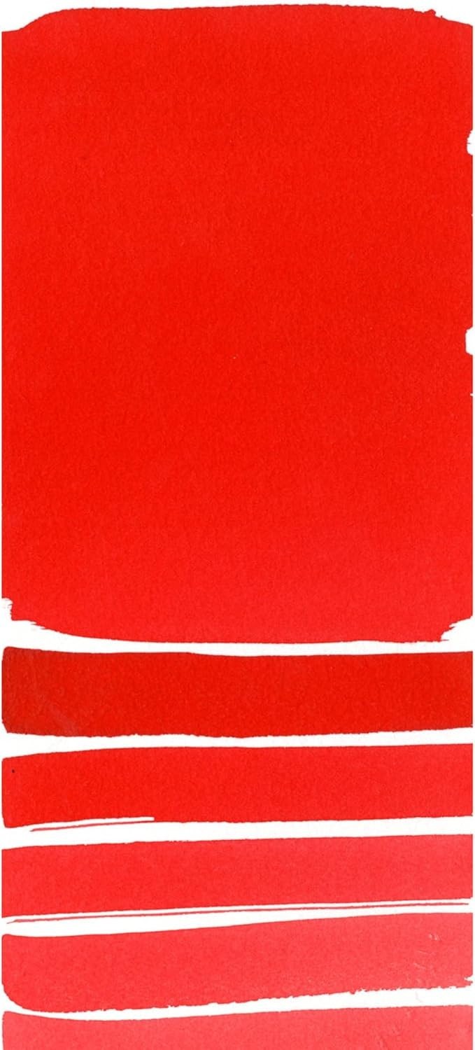 15ml Tube Permanent Red Watercolor Paint – Reflective Finish for Art