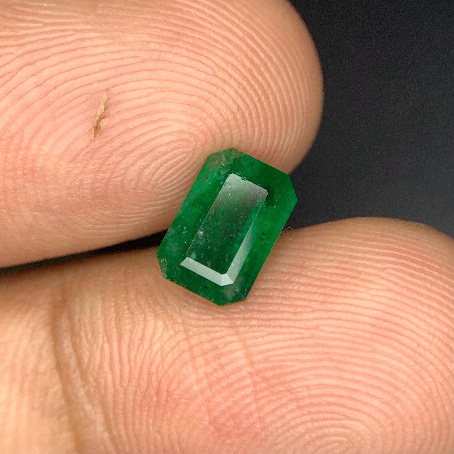 1.05 Carat Natural Emerald Octagon Cut 7×5 MM Loose Gemstone For Jewelry