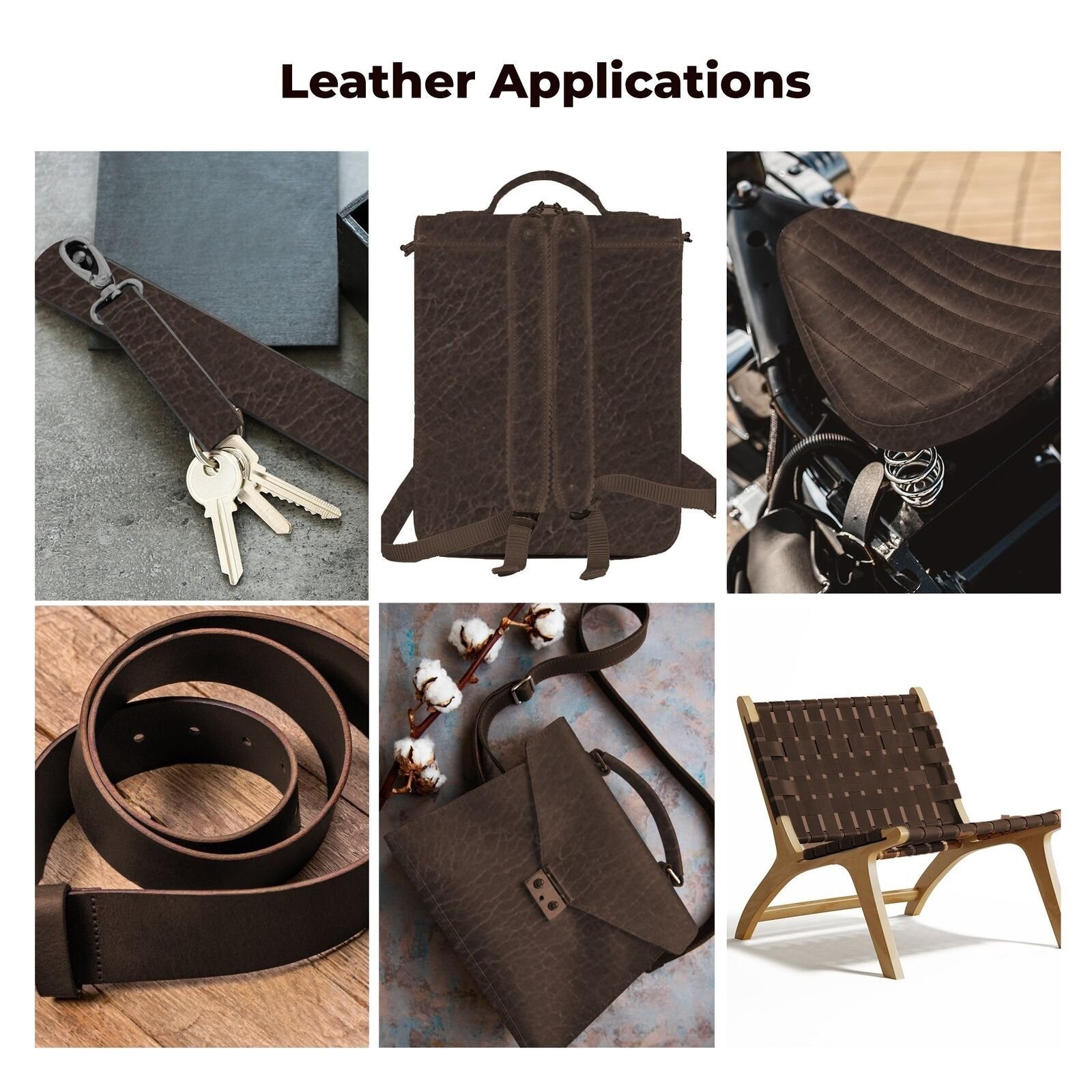 European Leather Works – Buffalo Belt Blanks 8-10 oz (3-4mm) 40-60″ Leather