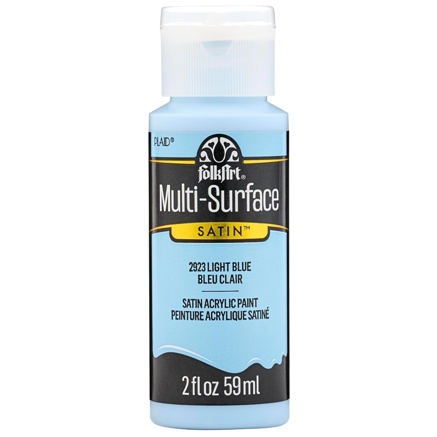 Non-Toxic Light Blue Multi-Surface Paint – Perfect for Indoor & Outdoor Crafts