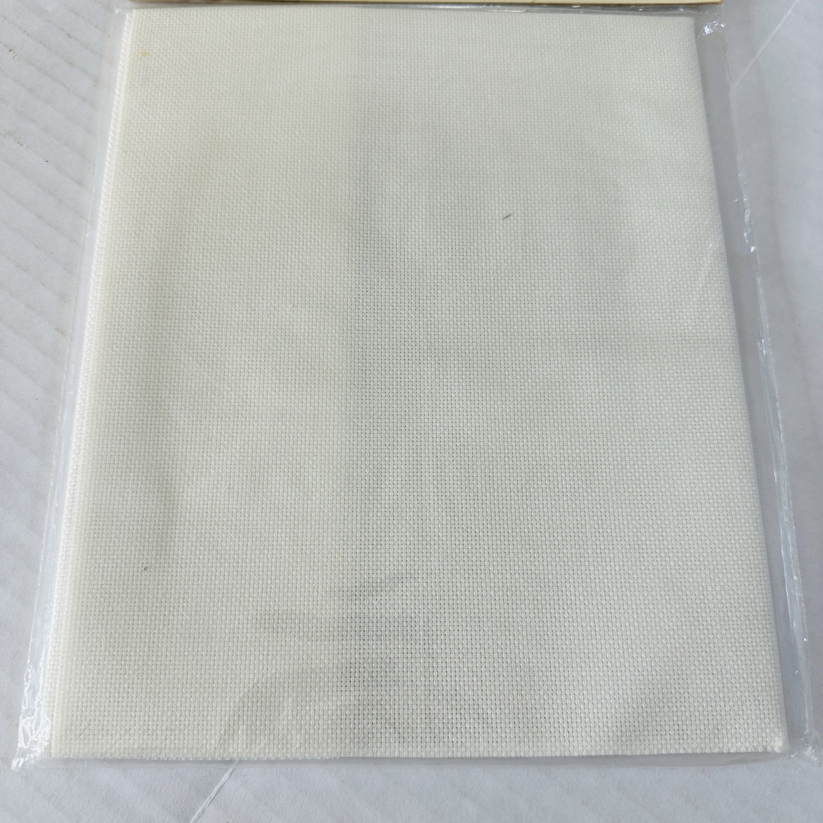 VTG NEW Zweigart Evenweave Fabric 1 Pce 18”x18” Cotton Cross Stitch Rose Pattern