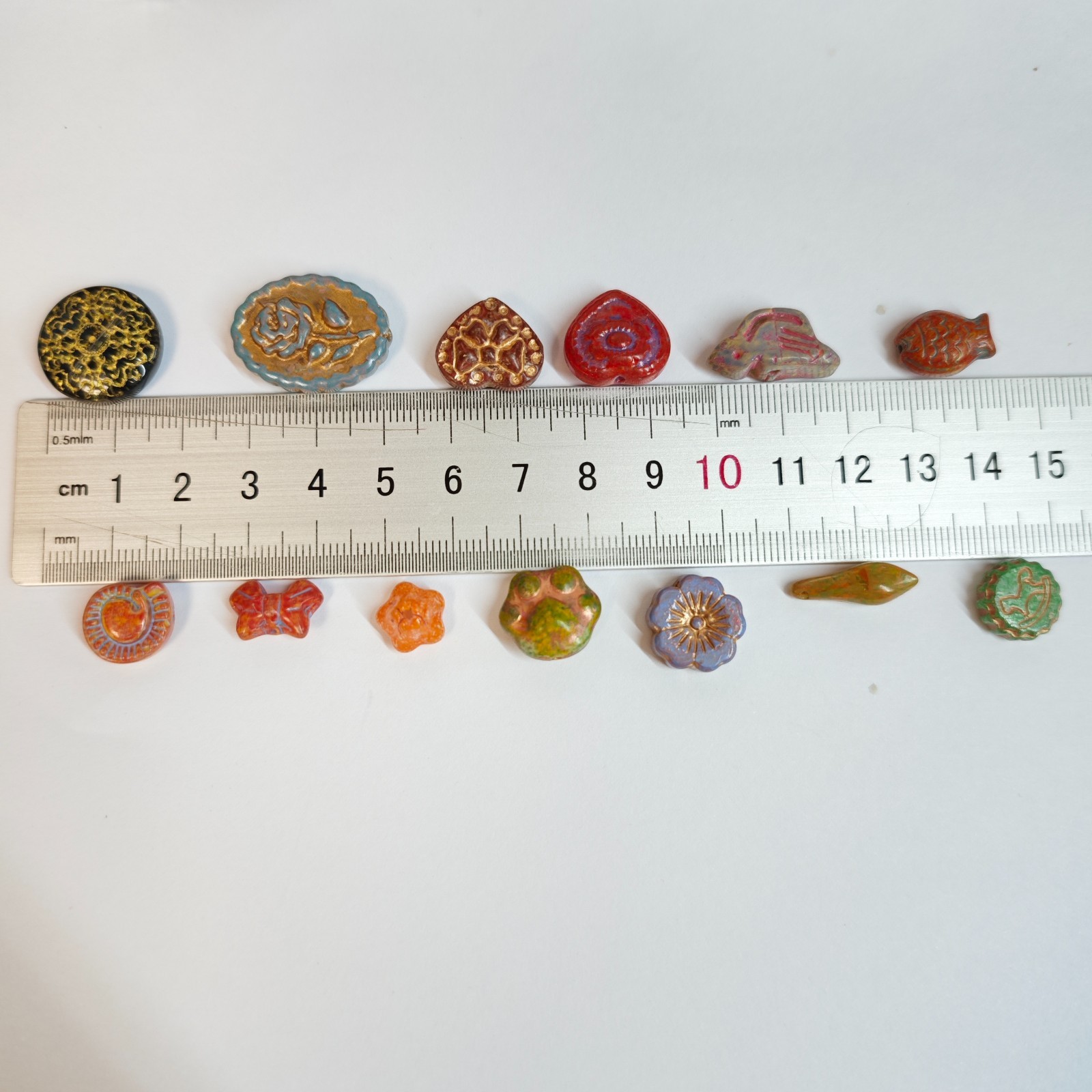 100g Handmade Glass Beads for Jewelry Making – 200 Mixed Styles Assortment