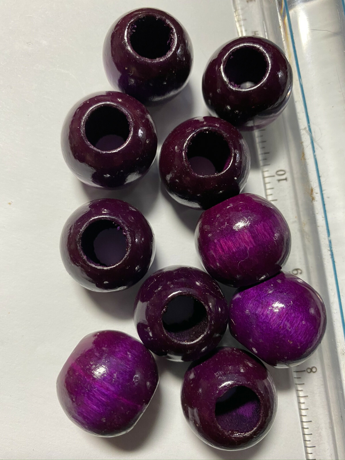 Large Hole Woods Beads for Macrame